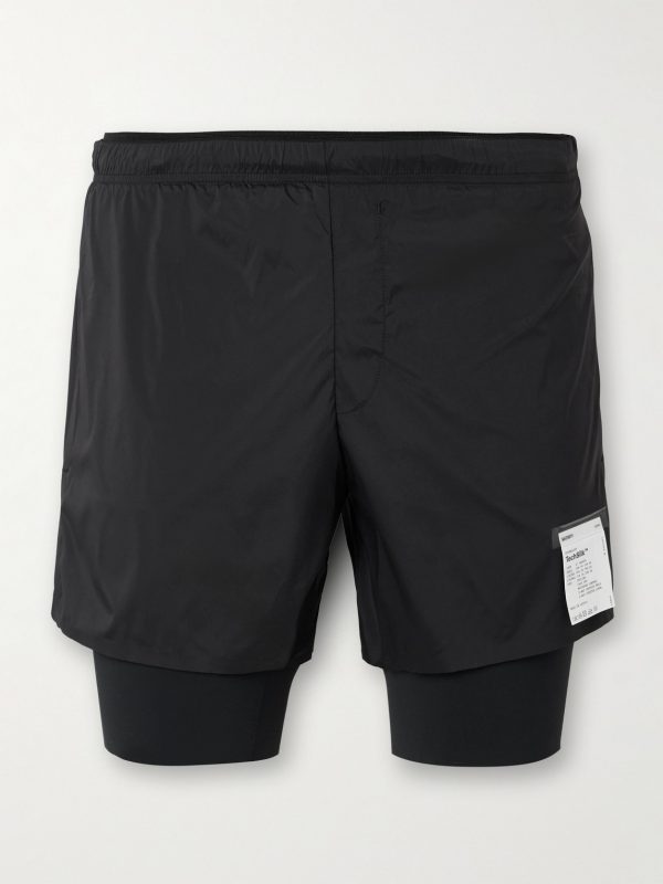 Slim-Fit Layered 8" Techsilk and Justice™ coldblack® Shorts Slim-Fit Layered 8" Techsilk and Justice™ coldblack® Shorts