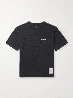 Logo-Print Distressed MothTech™ Cotton-Jersey T-Shirt Logo-Print Distressed MothTech™ Cotton-Jersey T-Shirt