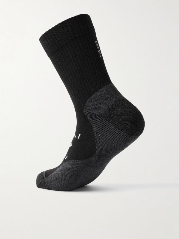 Stretch Merino Wool-Blend Socks - BK
