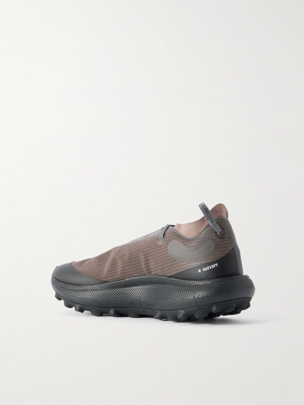 TheROCKER™ Rubber-Trimmed Rippy™ 66 Trail Running Sneakers - BK TheROCKER™ Rubber-Trimmed Rippy™ 66 Trail Running Sneakers - BK