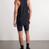 Embellished Logo-Appliquéd Space-O™ Mesh Tank Top - BK