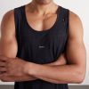 Embellished Logo-Appliquéd Space-O™ Mesh Tank Top - CU