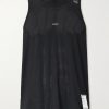 Embellished Logo-Appliquéd Space-O™ Mesh Tank Top