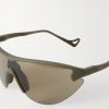 Yukinori Range Finder D-Frame Acetate Wrap-Around Sunglasses - CU Yukinori Range Finder D-Frame Acetate Wrap-Around Sunglasses - CU
