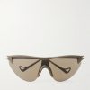Yukinori Range Finder D-Frame Acetate Wrap-Around Sunglasses Yukinori Range Finder D-Frame Acetate Wrap-Around Sunglasses