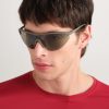 Yukinori Range Finder D-Frame Acetate Wrap-Around Sunglasses - OU Yukinori Range Finder D-Frame Acetate Wrap-Around Sunglasses - OU