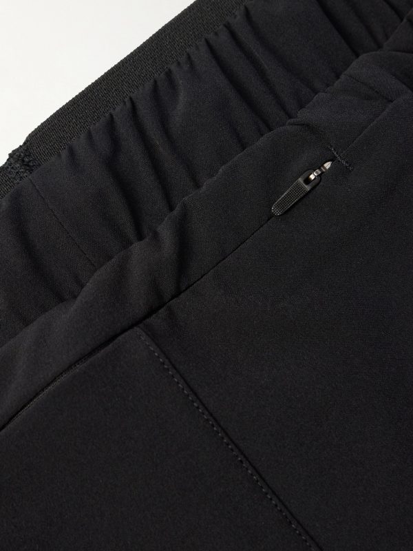 Straight-Leg Panelled Stretch-Jersey Shorts - CU Straight-Leg Panelled Stretch-Jersey Shorts - CU