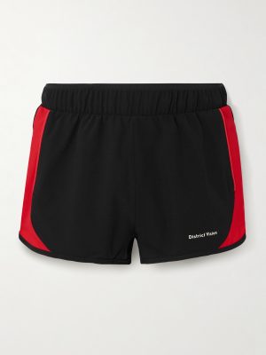 Straight-Leg Panelled Stretch-Jersey Shorts Straight-Leg Panelled Stretch-Jersey Shorts