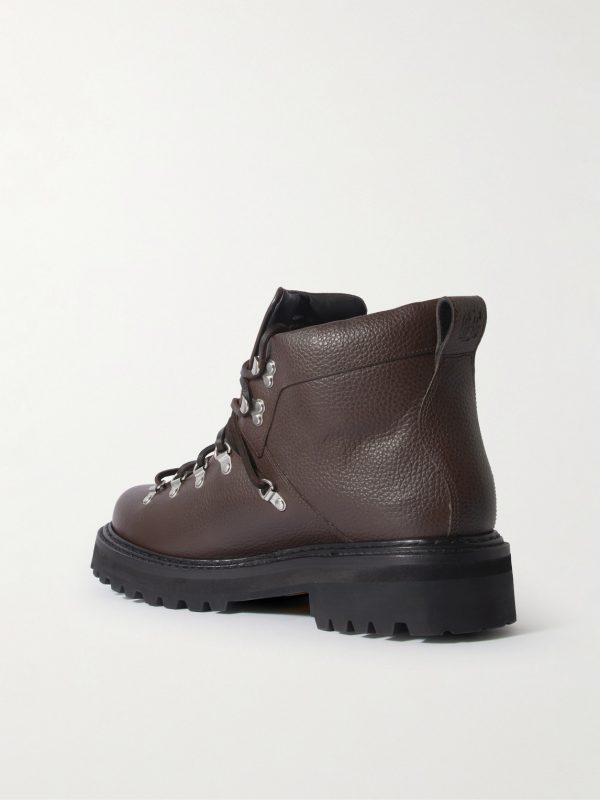 Mason Alpine Full-Grain Leather Lace-Up Boots - BK Mason Alpine Full-Grain Leather Lace-Up Boots - BK