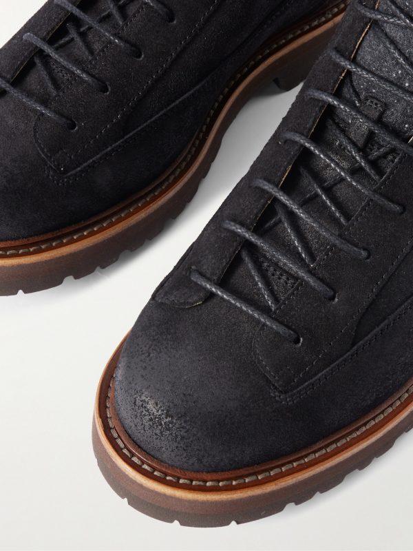 Waxed-Suede Hiking Boots - CU Waxed-Suede Hiking Boots - CU