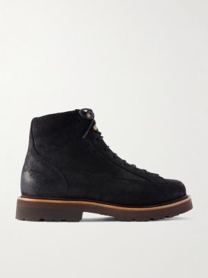 Waxed-Suede Hiking Boots Waxed-Suede Hiking Boots