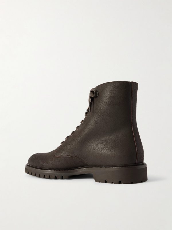 Pedula Waxed-Suede Boots - BK Pedula Waxed-Suede Boots - BK