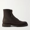 Pedula Waxed-Suede Boots Pedula Waxed-Suede Boots