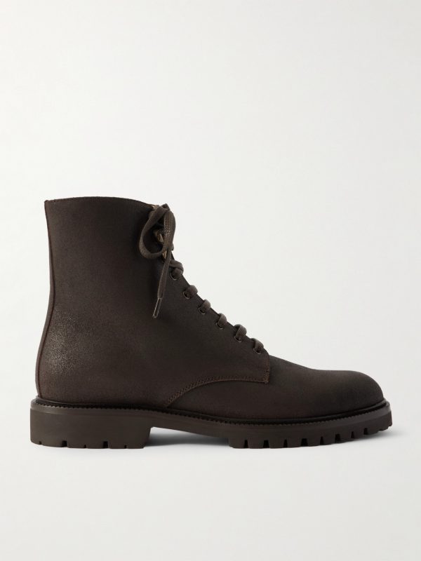 Pedula Waxed-Suede Boots Pedula Waxed-Suede Boots