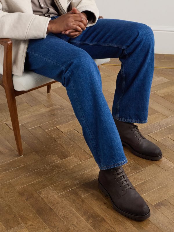Pedula Waxed-Suede Boots - OU Pedula Waxed-Suede Boots - OU