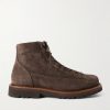 Suede Lace-Up Boots Suede Lace-Up Boots