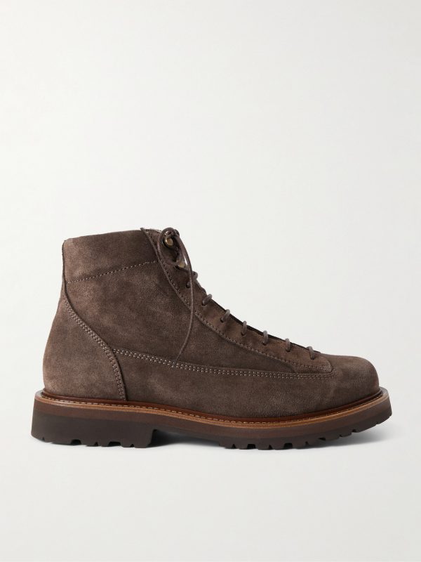 Suede Lace-Up Boots Suede Lace-Up Boots