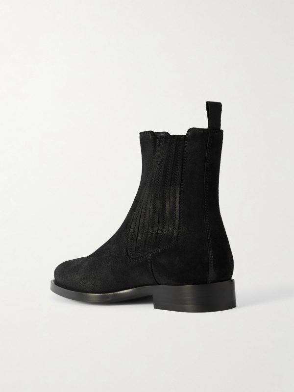 Waxed-Suede Chelsea Boots - BK Waxed-Suede Chelsea Boots - BK
