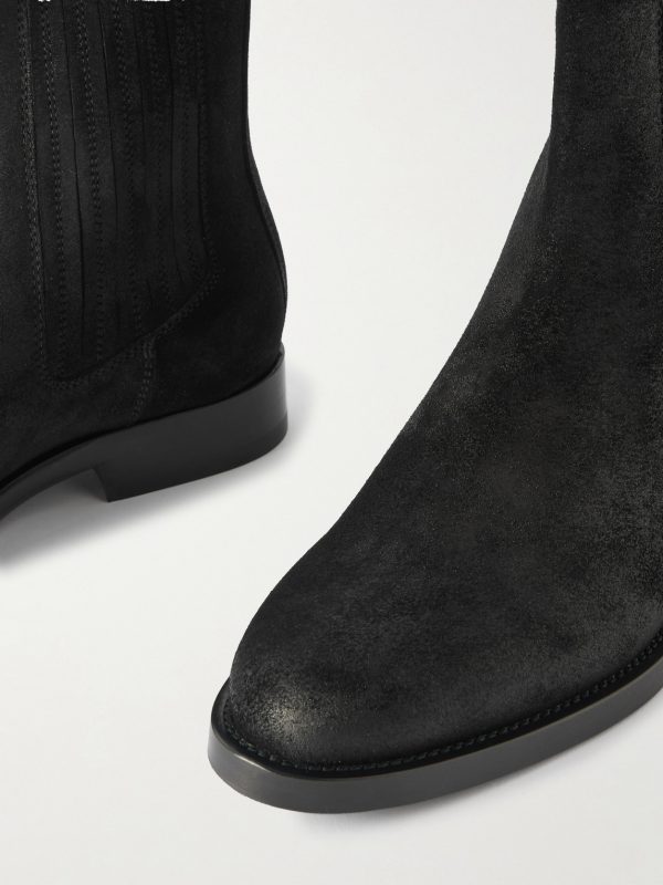Waxed-Suede Chelsea Boots - CU Waxed-Suede Chelsea Boots - CU