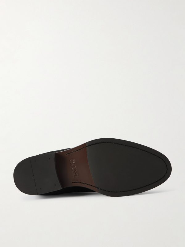 Waxed-Suede Chelsea Boots - E1 Waxed-Suede Chelsea Boots - E1