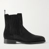 Waxed-Suede Chelsea Boots Waxed-Suede Chelsea Boots