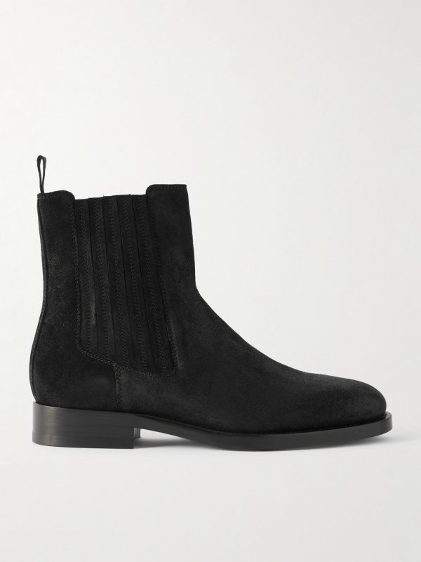 Waxed-Suede Chelsea Boots Waxed-Suede Chelsea Boots