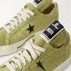 + Converse One Star Leather-Trimmed Calf Hair Sneakers - CU