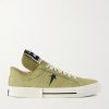 + Converse One Star Leather-Trimmed Calf Hair Sneakers