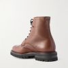 Coalport 2 Full-Grain Leather Derby Boots - BK Coalport 2 Full-Grain Leather Derby Boots - BK