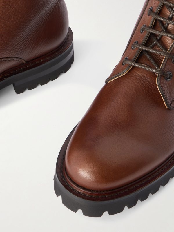 Coalport 2 Full-Grain Leather Derby Boots - CU Coalport 2 Full-Grain Leather Derby Boots - CU