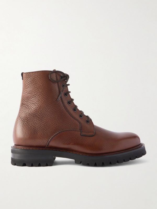 Coalport 2 Full-Grain Leather Derby Boots Coalport 2 Full-Grain Leather Derby Boots