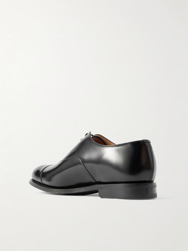 Consul R 2.0 Polished-Leather Oxford Shoes - BK