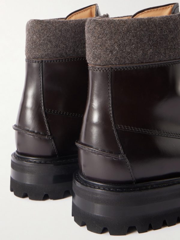 Padstow Glossed-Leather Boots - CU Padstow Glossed-Leather Boots - CU