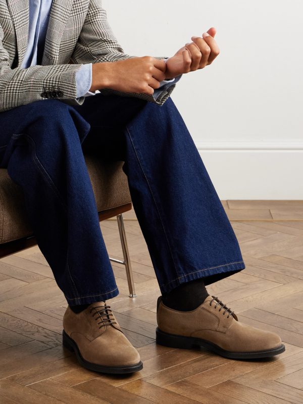 Padstow Suede Derby Shoes - OU Padstow Suede Derby Shoes - OU