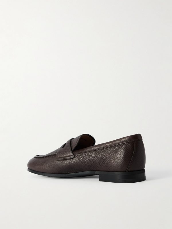 Milton Full-Grain Deerskin Loafers - BK Milton Full-Grain Deerskin Loafers - BK