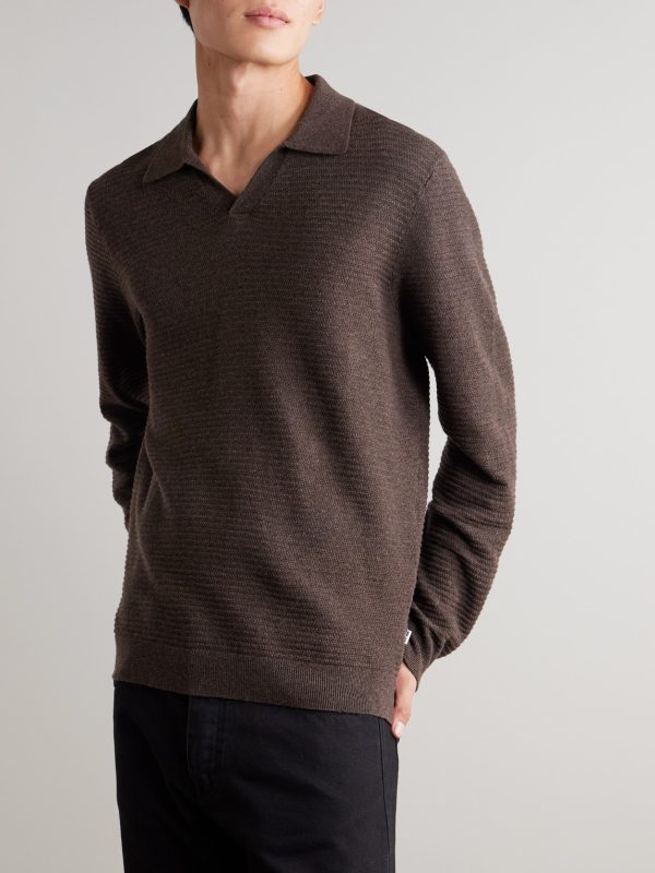 Paul 60019 Ribbed Organic Cotton Polo Shirt - FR