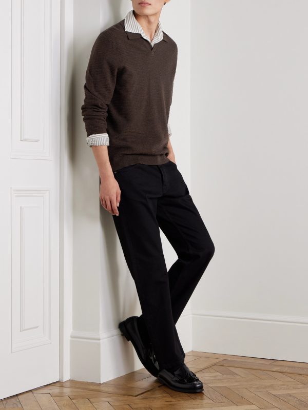 Paul 60019 Ribbed Organic Cotton Polo Shirt - OU