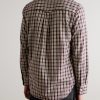 Colby 50007 Embroidered Checked Organic Cotton Shirt - BK