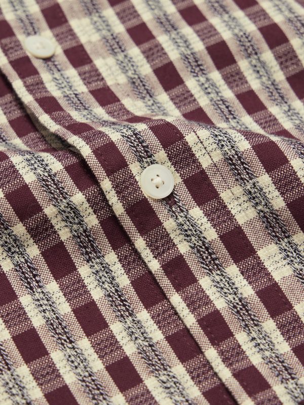 Colby 50007 Embroidered Checked Organic Cotton Shirt - CU