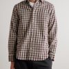 Colby 50007 Embroidered Checked Organic Cotton Shirt - FR