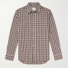 Colby 50007 Embroidered Checked Organic Cotton Shirt