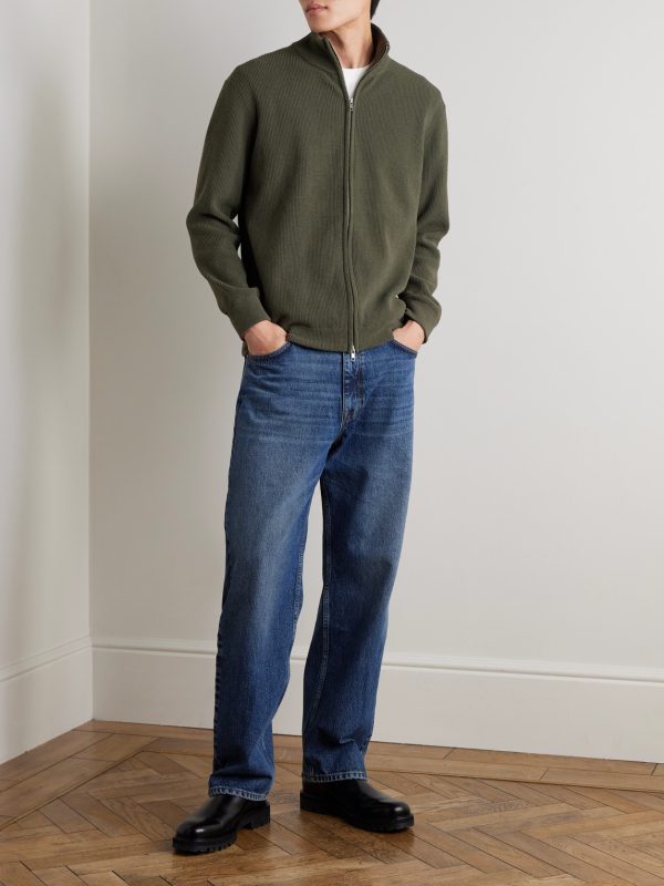 Danny 6429 Ribbed Bouclé Zip-Up Cardigan - OU Danny 6429 Ribbed Bouclé Zip-Up Cardigan - OU