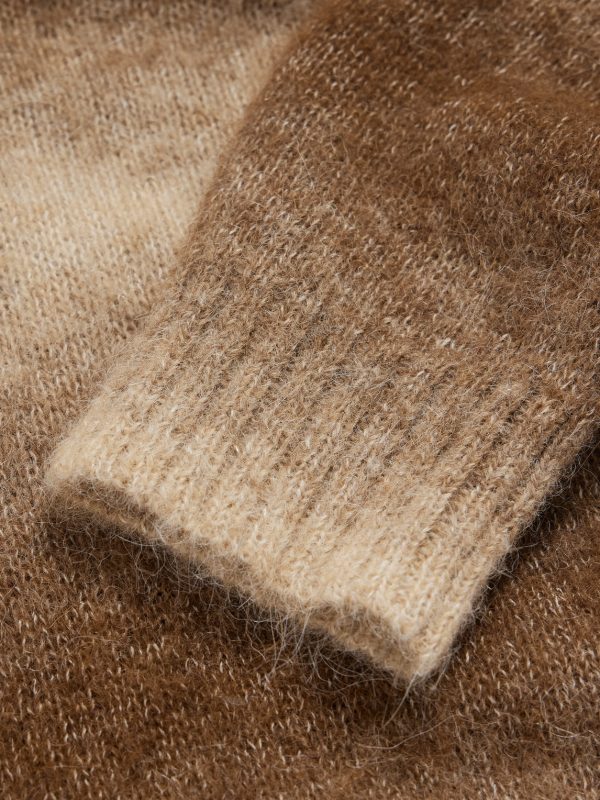 Alfie 6656 Striped Alpaca-Blend Cardigan - E1 Alfie 6656 Striped Alpaca-Blend Cardigan - E1