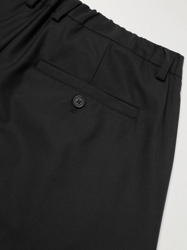 Kay 1088 Straight-Leg Pleated Recycled Woven Trousers - CU Kay 1088 Straight-Leg Pleated Recycled Woven Trousers - CU