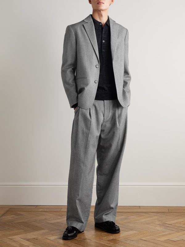 Timo 10001 Herringbone Wool and Cotton-Blend Suit Jacket - OU Timo 10001 Herringbone Wool and Cotton-Blend Suit Jacket - OU