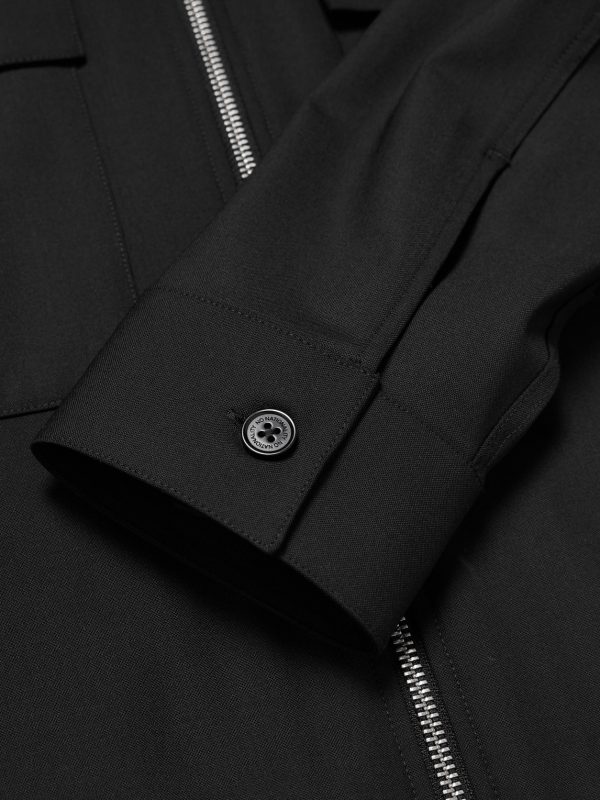 Alban 1088 Recycled Grain de Poudre Overshirt - E1