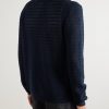 Gustav Open-Knit Organic Cotton Zip-Up Cardigan - BK Gustav Open-Knit Organic Cotton Zip-Up Cardigan - BK