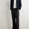 Gustav Open-Knit Organic Cotton Zip-Up Cardigan - OU Gustav Open-Knit Organic Cotton Zip-Up Cardigan - OU