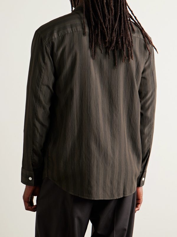 Freddy 50010 Striped TENCEL™ Modal-Blend Twill Shirt - BK Freddy 50010 Striped TENCEL™ Modal-Blend Twill Shirt - BK