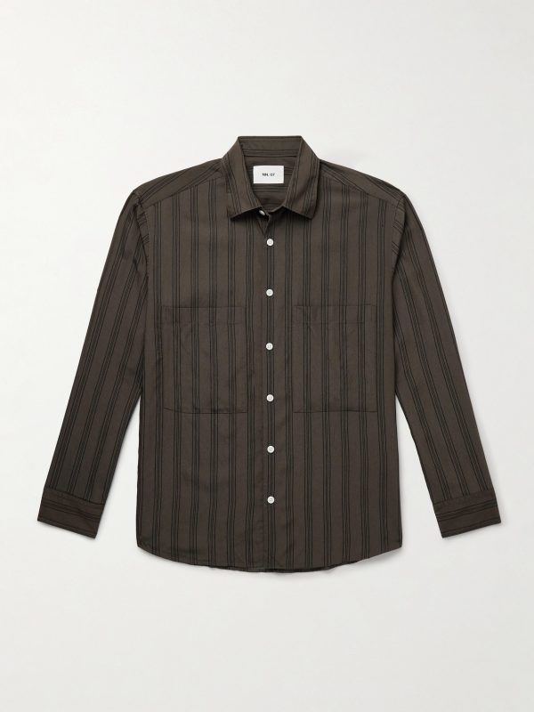 Freddy 50010 Striped TENCEL™ Modal-Blend Twill Shirt Freddy 50010 Striped TENCEL™ Modal-Blend Twill Shirt